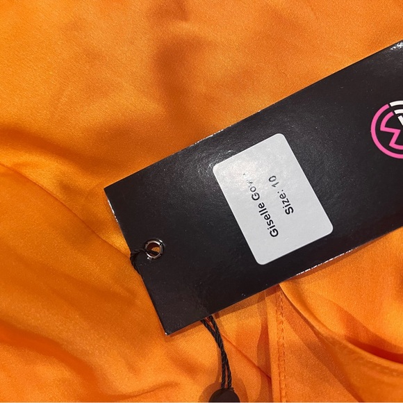 Moda glam GISELLE MERMAID EVENING GOWN- orange - Picture 7 of 9